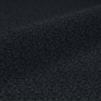 Axium FR recycled-content flame-retardant upholstery fabric, colour 12: 63% acrylic / 18% recycled polyester / 16% recycled olefin PP / 3% polyester, melange Uni weave, 140 cm wide, 630 g/m², 50 000 Martindale rubs class GC, light fastness 6-7, EN 1021 / IMO Part 8 / C&M certified — for sustainability-led hospitality and office projects.