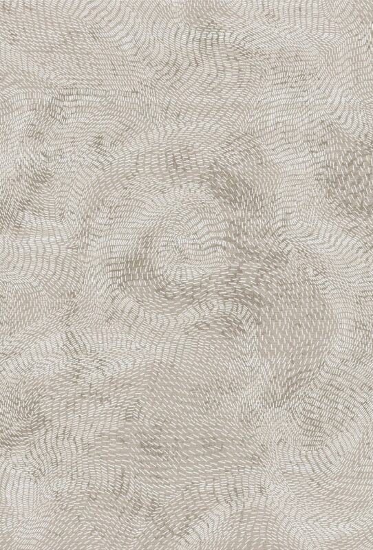 Berwick Pearl Glow Rug — classic damask pattern, top view