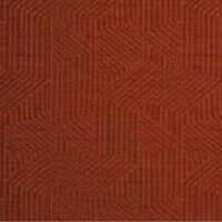 Cenia FR mustriga tulekindel mööblikangas, värv 16: 49% polüester / 44% akrüül / 7% viskoos, Dessin-koe raportiga 22 × 18 cm, laius 140 cm, 530 g/m², 40 000 Martindale’i tsüklit klass SC, EN 1021 / IMO Part 8 / C&M sertifikaadid — hotellidele, restoranidele ja aktsentpolsterdusele.