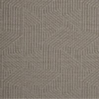Cenia FR patterned flame-retardant upholstery fabric, colour 01: 49% polyester / 44% acrylic / 7% viscose Dessin weave with a 22 × 18 cm pattern repeat, 140 cm wide, 530 g/m², 40 000 Martindale rubs class SC, EN 1021 / IMO Part 8 / C&M certified — for hotels, restaurants and accent contract upholstery.