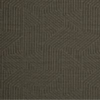 Cenia FR patterned flame-retardant upholstery fabric, colour 05: 49% polyester / 44% acrylic / 7% viscose Dessin weave with a 22 × 18 cm pattern repeat, 140 cm wide, 530 g/m², 40 000 Martindale rubs class SC, EN 1021 / IMO Part 8 / C&M certified — for hotels, restaurants and accent contract upholstery.