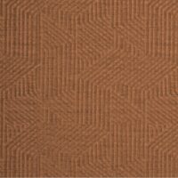 Cenia FR patterned flame-retardant upholstery fabric, colour 18: 49% polyester / 44% acrylic / 7% viscose Dessin weave with a 22 × 18 cm pattern repeat, 140 cm wide, 530 g/m², 40 000 Martindale rubs class SC, EN 1021 / IMO Part 8 / C&M certified — for hotels, restaurants and accent contract upholstery.