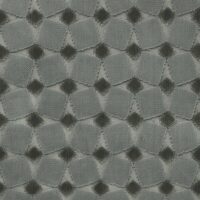 Cruise FR patterned flame-retardant upholstery fabric, colour 04: 100% polyester Dessin weave with a 6 × 5.5 cm chenille-look pattern, 140 cm wide, 600 g/m², 100 000 Martindale rubs class SC, EN 1021 / IMO Part 8 / C&M / BS 5867 / BS 7175 certified — heavy-duty UK-spec contract.