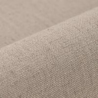 Elbe II reversible upholstery fabric, colour 17: 95% polyester / 5% linen Uni weave with a coarse natural linen-look surface, 140 cm wide, 505 g/m², 100 000 Martindale rubs class SC, light fastness 5 — value-priced heavy contract upholstery in 40 colours.