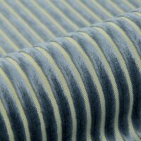 Gabra viscose-led upholstery fabric, colour 13: 57% viscose / 43% polyester Dessin weave with a fine vertical rib texture, 140 cm wide, 510 g/m², 50 000 Martindale rubs class SC, light fastness 5 — lustrous premium upholstery for sofas and lounge seating.
