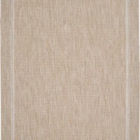 Grano Frame Amber bordered outdoor rug top view