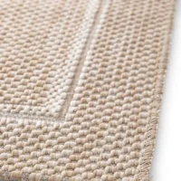 Grano Frame Amber outdoor rug full view
