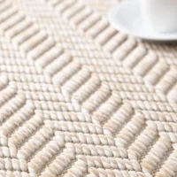 Harve polypropylene outdoor rug close-up