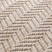 Harve beige outdoor rug full view