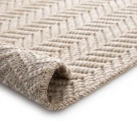 Harve outdoor rug weave detail