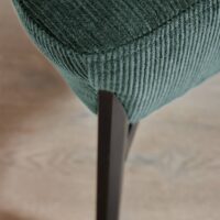 Lazuli FR upholstery fabric in interior — plush chenille FR with BS 5852 CRIB 5 certification. Lifestyle view 3.