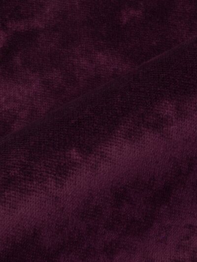 Moresco FR premium flame-retardant upholstery fabric, colour 01: 100% polyester FR Uni weave with a heavy plush brushed surface and acoustic backing, 140 cm wide, 460 g/m², 100 000 Martindale rubs class SC, BS 5867 Part 2 Type B / BS 5852 CRIB 5 / EN 1021 / IMO Part 8 certified — premium hospitality and acoustic contract.