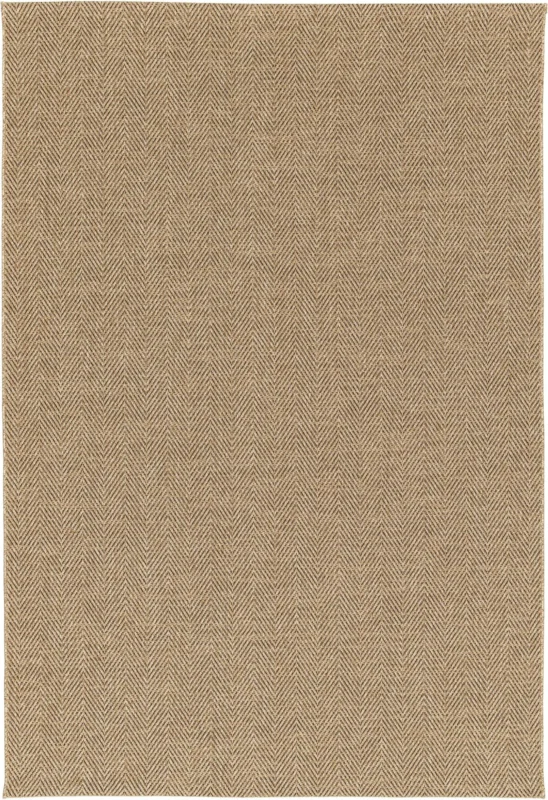 Nomad beige outdoor terrace rug top view