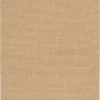 Oasis beige outdoor terrace rug top view