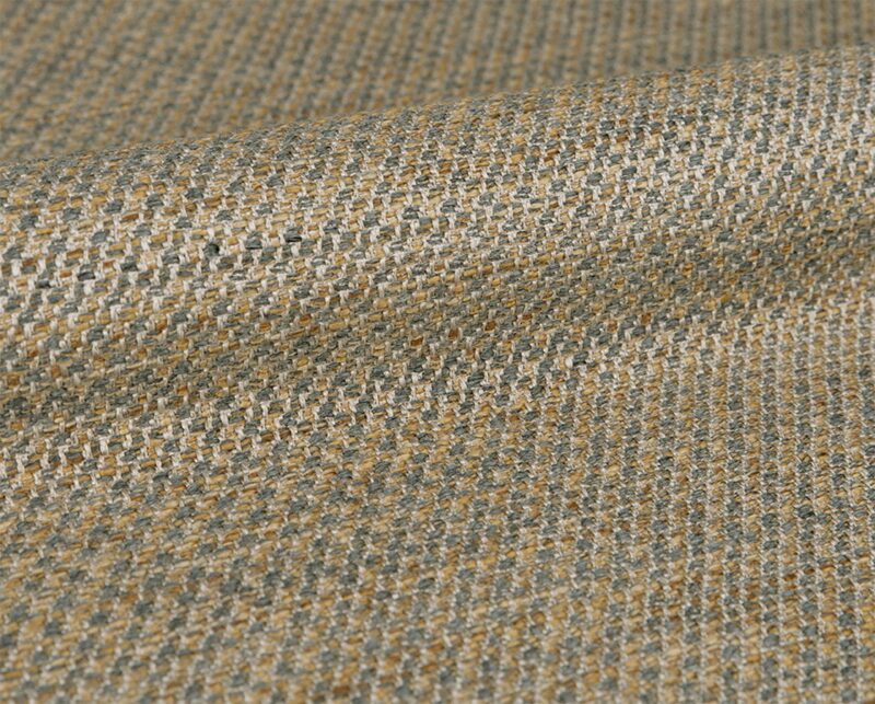 Pandan FR flame-retardant upholstery fabric, colour 01: 60% PAN / 22% P3 polyester / 9% cotton / 9% modacrylic Uni weave with a coarse natural melange texture, 140 cm wide, 730 g/m², 50 000 Martindale rubs class SC, EN 1021 / IMO Part 8 / C&M certified — heavy-quality FR with a natural-fibre look.
