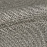 Pandan FR flame-retardant upholstery fabric, colour 07: 60% PAN / 22% P3 polyester / 9% cotton / 9% modacrylic Uni weave with a coarse natural melange texture, 140 cm wide, 730 g/m², 50 000 Martindale rubs class SC, EN 1021 / IMO Part 8 / C&M certified — heavy-quality FR with a natural-fibre look.