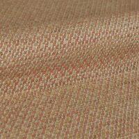 Pandan FR flame-retardant upholstery fabric, colour 10: 60% PAN / 22% P3 polyester / 9% cotton / 9% modacrylic Uni weave with a coarse natural melange texture, 140 cm wide, 730 g/m², 50 000 Martindale rubs class SC, EN 1021 / IMO Part 8 / C&M certified — heavy-quality FR with a natural-fibre look.