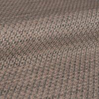 Pandan FR flame-retardant upholstery fabric, colour 11: 60% PAN / 22% P3 polyester / 9% cotton / 9% modacrylic Uni weave with a coarse natural melange texture, 140 cm wide, 730 g/m², 50 000 Martindale rubs class SC, EN 1021 / IMO Part 8 / C&M certified — heavy-quality FR with a natural-fibre look.