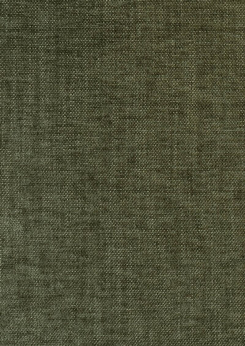 Sage FR flame-retardant upholstery fabric, colour 01: 100% polyester Uni with a soft velvet-look surface and subtle sheen, 140 cm wide, 530 g/m², 100 000 Martindale rubs class SC — inherent FR polyester for residential and value-contract upholstery.