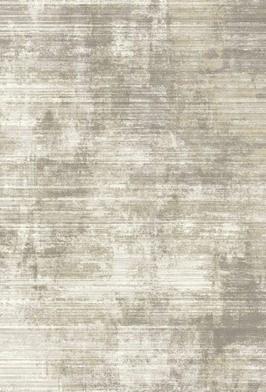 Savage Soft Ash Rug — classic damask pattern, top view