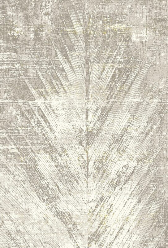 Savage Stone Whisper Rug — classic damask pattern, top view