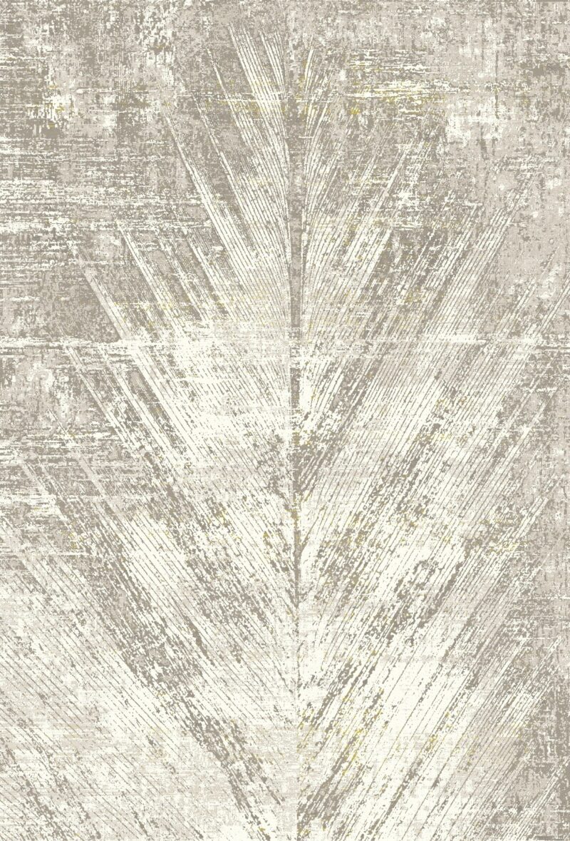 Savage Stone Whisper Rug — classic damask pattern, top view