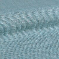 Sumac FR flame-retardant upholstery fabric, colour 11: 52% PAN / 19% recycled polyester / 16% viscose / 7% polyester / 6% linen Uni melange weave with a warm, slightly hairy natural-fibre hand, 140 cm wide, 632 g/m², 40 000 Martindale rubs class SC, EN 1021 / IMO Part 8 / C&M certified.