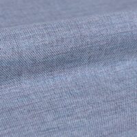 Tonka FR recycled-content flame-retardant upholstery fabric, colour 08: 51% recycled olefin / 49% recycled polyester Uni weave with a salt-and-pepper two-tone micro-texture, 140 cm wide, 395 g/m², 40 000 Martindale rubs class SC, EN 1021 / IMO Part 8 / C&M certified — over 99% recycled content.