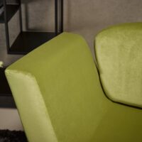 Volterra upholstery fabric in interior — 85% polyester / 15% cotton, 100 000 Martindale, 54-colour palette. Lifestyle view 2.