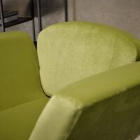Volterra upholstery fabric in interior — 85% polyester / 15% cotton, 100 000 Martindale, 54-colour palette. Lifestyle view 3.