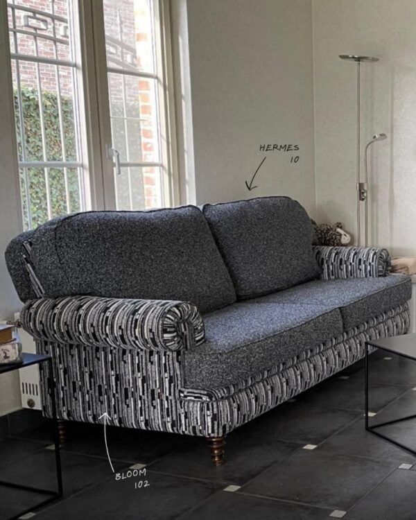 Fabriella Bloom Polyester-Cotton Upholstery Fabric - alternative view